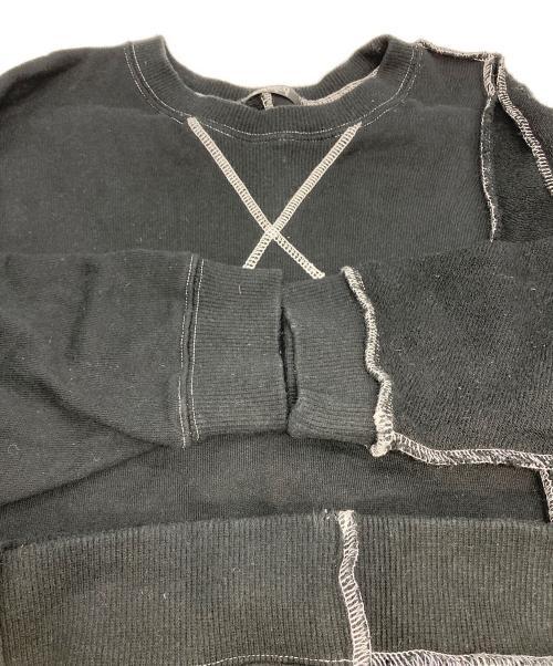 PAMEO POSE（パメオポーズ）PAMEO POSE (パメオポーズ) Maze Sweat Top/メイズスウェット ブラック サイズ:FREEの古着・服飾アイテム