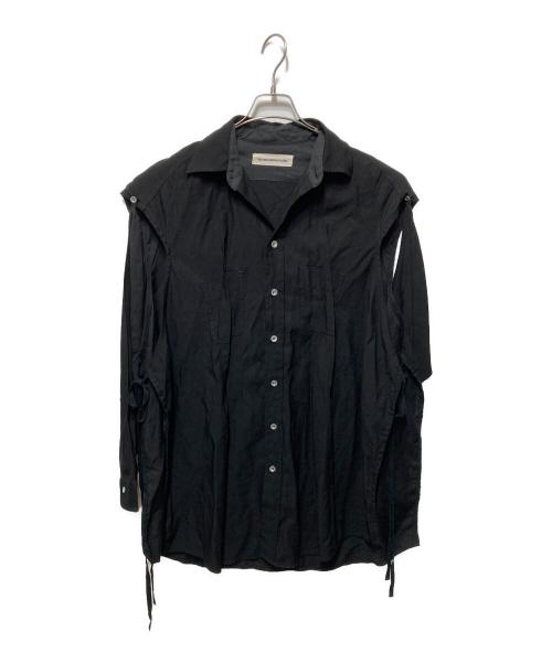 VOLTAGE CONTROL FILTER（ヴォルテージ コントロール フィルター）VOLTAGE CONTROL FILTER (ヴォルテージ コントロール フィルター) Separate Over Shirts/セパレートオーバーシャツ ブラック サイズ:FREEの古着・服飾アイテム