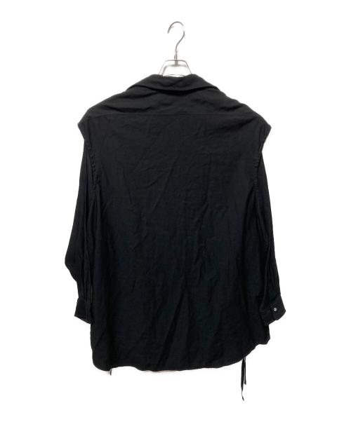 VOLTAGE CONTROL FILTER（ヴォルテージ コントロール フィルター）VOLTAGE CONTROL FILTER (ヴォルテージ コントロール フィルター) Separate Over Shirts/セパレートオーバーシャツ ブラック サイズ:FREEの古着・服飾アイテム