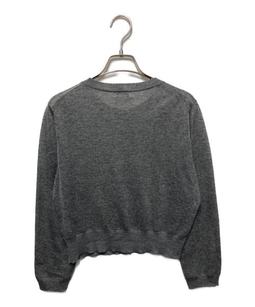LESSAGE（レサージュ）LESSAGE (レサージュ) クロップドカーデ グレー サイズ:Freeの古着・服飾アイテム