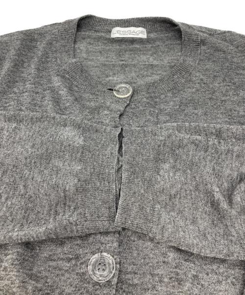 LESSAGE（レサージュ）LESSAGE (レサージュ) クロップドカーデ グレー サイズ:Freeの古着・服飾アイテム