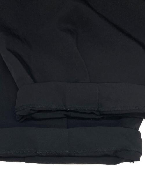 CLANE（クラネ）CLANE (クラネ) WOOL NYLON TUCK PANTS/ウールナイロンタックパンツ ブラック サイズ:2の古着・服飾アイテム