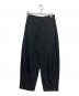 CLANE (クラネ) WOOL NYLON TUCK PANTS/ウールナイロンタックパンツ ブラック サイズ:2：16000円