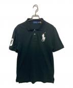 POLO RALPH LAURENポロ・ラルフローレン）の古着「ビッグポニーポロシャツ」｜ブラック