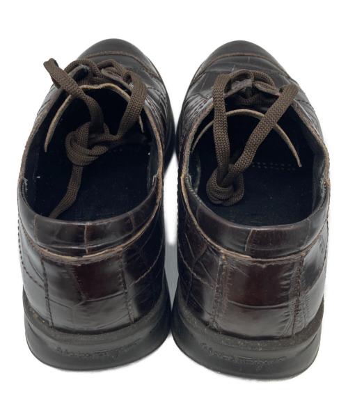 Salvatore Ferragamo（サルヴァトーレ フェラガモ）Salvatore Ferragamo (サルヴァトーレ フェラガモ) ローカットスニーカー ブラウン サイズ:6　1/2の古着・服飾アイテム