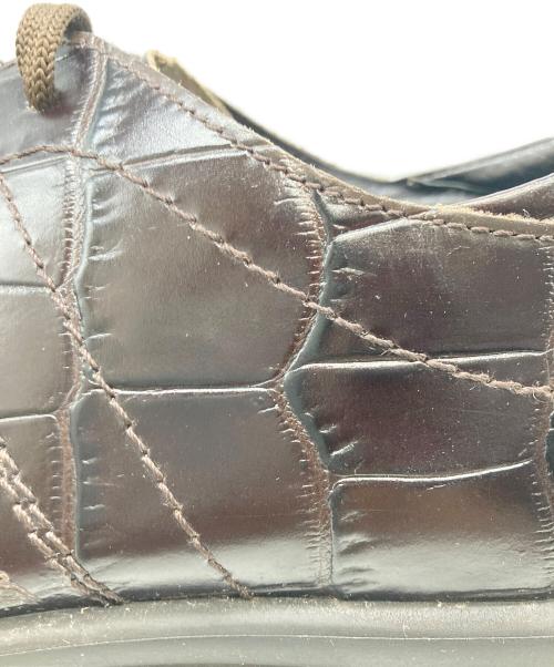 Salvatore Ferragamo（サルヴァトーレ フェラガモ）Salvatore Ferragamo (サルヴァトーレ フェラガモ) ローカットスニーカー ブラウン サイズ:6　1/2の古着・服飾アイテム