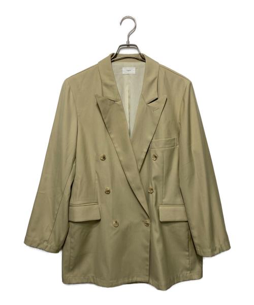 UNGRID（アングリッド）Ungrid (アングリッド) ルーズシルエットテーラードジャケット ベージュ サイズ:Freeの古着・服飾アイテム
