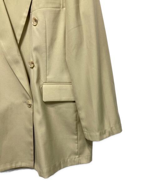 UNGRID（アングリッド）Ungrid (アングリッド) ルーズシルエットテーラードジャケット ベージュ サイズ:Freeの古着・服飾アイテム