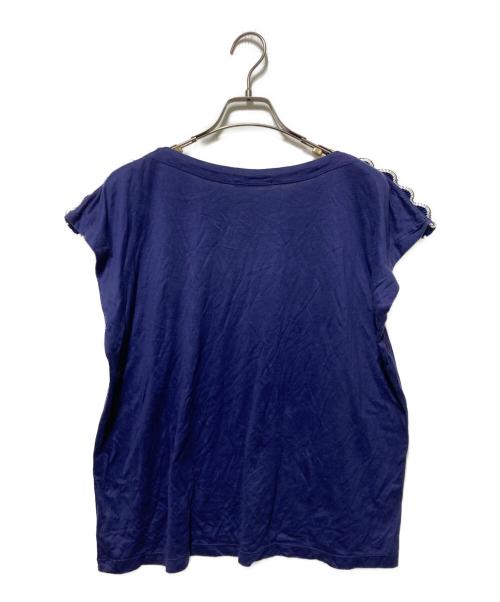 ISSEY MIYAKE（イッセイミヤケ）ISSEY MIYAKE (イッセイミヤケ) ワイドカットソー ネイビー サイズ:2の古着・服飾アイテム