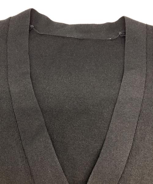 MUSE de Deuxieme Classe（ミューズ ドゥーズィエム クラス）MUSE de Deuxieme Classe (ミューズ ドゥーズィエム クラス) Heart rich Vネック ベスト ブラック サイズ:FREEの古着・服飾アイテム
