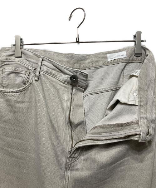 upper hights（アッパーハイツ）upper hights (アッパーハイツ) 別注ワイドストレートデニムパンツ グレー サイズ:W25の古着・服飾アイテム
