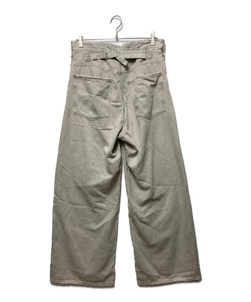 upper hights（アッパーハイツ）upper hights (アッパーハイツ) 別注ワイドストレートデニムパンツ グレー サイズ:W25の古着・服飾アイテム