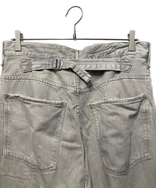 upper hights（アッパーハイツ）upper hights (アッパーハイツ) 別注ワイドストレートデニムパンツ グレー サイズ:W25の古着・服飾アイテム