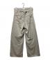 upper hights (アッパーハイツ) 別注ワイドストレートデニムパンツ グレー サイズ:W25：18000円