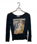 Hysteric Glamourヒステリックグラマー）の古着「ロングスリーブTシャツ」｜ブラック