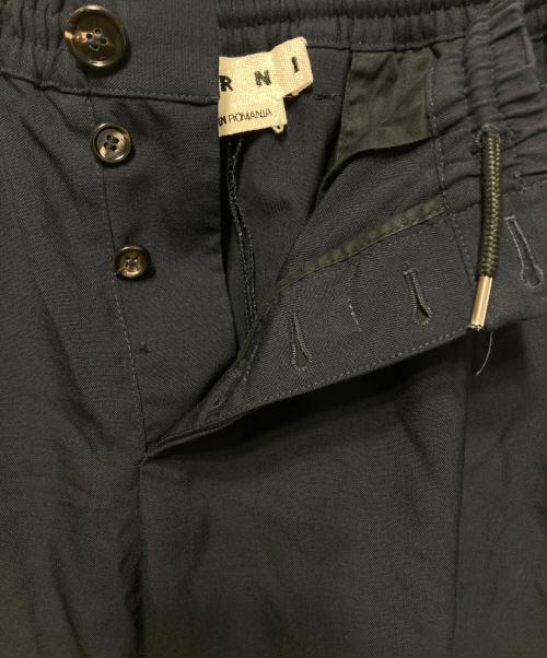 MARNI（マルニ）MARNI (マルニ) トロピカルウール イージパンツ ネイビー サイズ:44の古着・服飾アイテム