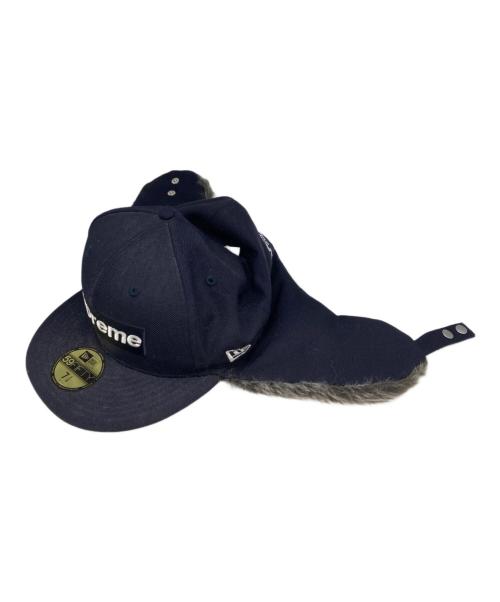 New Era（ニューエラ）New Era (ニューエラ) SUPREME (シュプリーム) キャップ ネイビー サイズ:7 3/8の古着・服飾アイテム