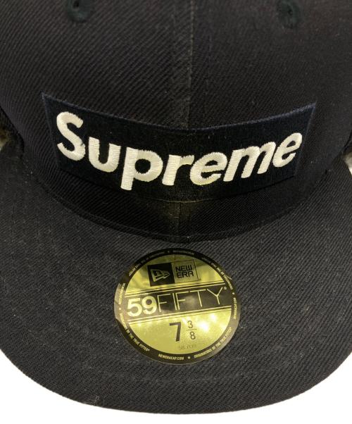 New Era（ニューエラ）New Era (ニューエラ) SUPREME (シュプリーム) キャップ ネイビー サイズ:7 3/8の古着・服飾アイテム