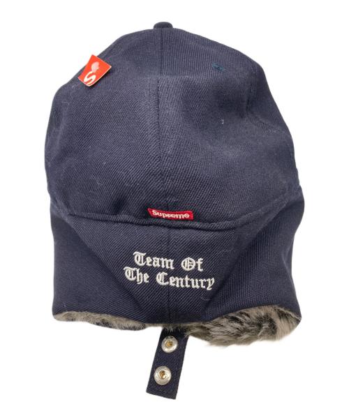 New Era（ニューエラ）New Era (ニューエラ) SUPREME (シュプリーム) キャップ ネイビー サイズ:7 3/8の古着・服飾アイテム