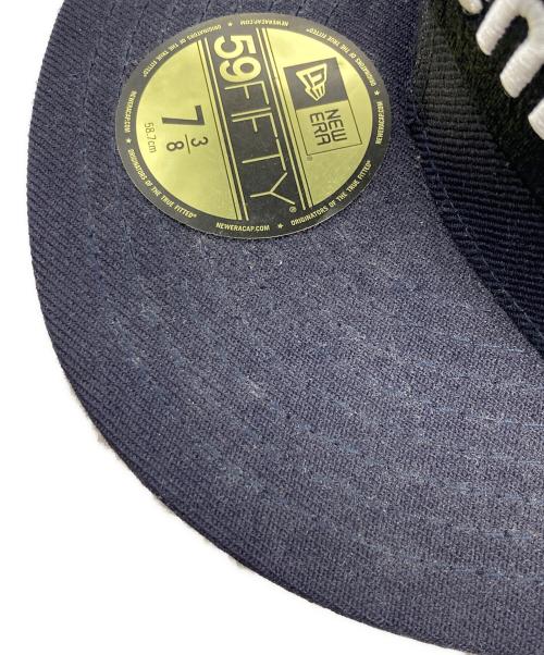 New Era（ニューエラ）New Era (ニューエラ) SUPREME (シュプリーム) キャップ ネイビー サイズ:7 3/8の古着・服飾アイテム