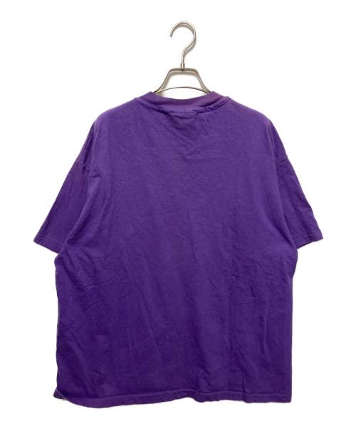 Hanes（ヘインズ）Hanes (ヘインズ) プリントTシャツ パープル サイズ:XLの古着・服飾アイテム