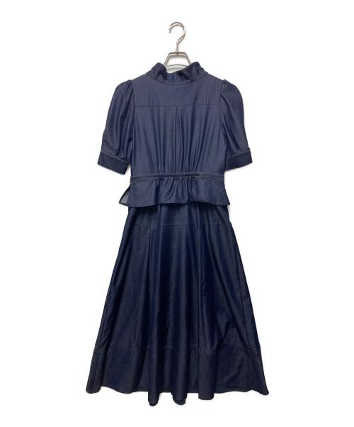 HER LIP TO（ハーリップトゥ）HER LIP TO (ハーリップトゥ) Menton Denim Shirt Dress ネイビー サイズ:Sの古着・服飾アイテム