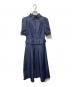 HER LIP TO（ハーリップトゥ）の古着「Menton Denim Shirt Dress」｜ネイビー