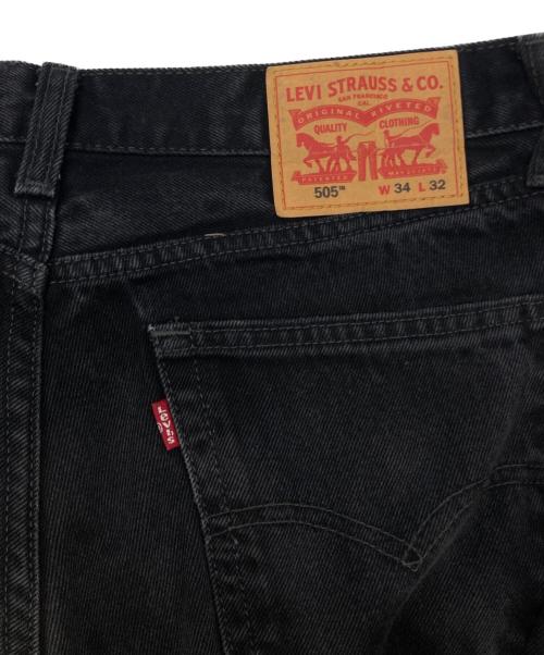 LEVI'S（リーバイス）LEVI'S (リーバイス) 505ストレートデニムパンツ ブラック サイズ:W34×L32の古着・服飾アイテム