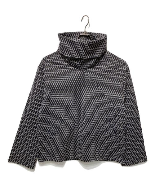NOUVEAU PROJECT（ヌーボー プロジェクト）NOUVEAU PROJECT (ヌーボー プロジェクト) 総柄ロングスリーブカットソー ベージュ サイズ:3の古着・服飾アイテム