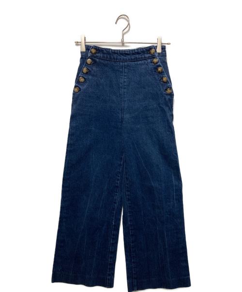 SEZANE（セザンヌ）SEZANE (セザンヌ) マリンデニムパンツ インディゴ サイズ:32の古着・服飾アイテム