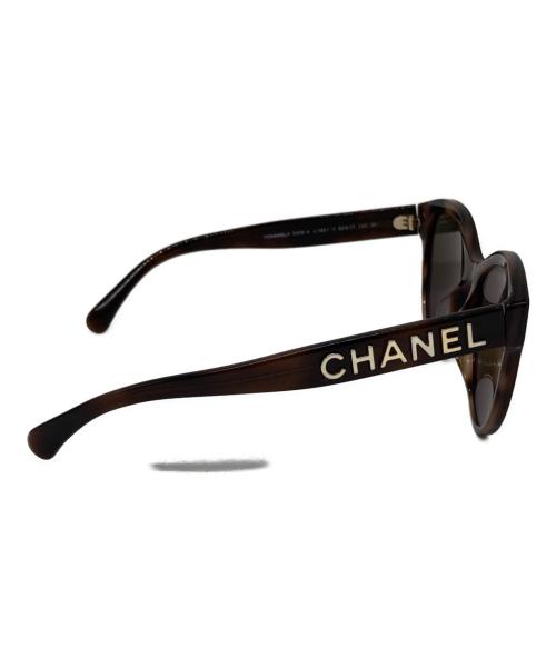 CHANEL（シャネル）CHANEL (シャネル) サングラス ブラウン サイズ:55□17-140の古着・服飾アイテム