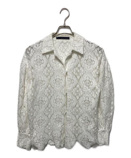 martinique（マルティニーク）martinique (マルティニーク) レースシャツ ホワイト サイズ:freeの古着・服飾アイテム