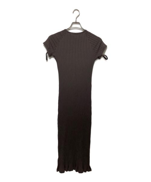 HELMUT LANG（ヘルムートラング）HELMUT LANG (ヘルムートラング) 半袖ワンピース ブラウン サイズ:Mの古着・服飾アイテム