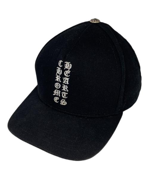 CHROME HEARTS（クロムハーツ）CHROME HEARTS (クロムハーツ) Vertical Logo Hat CHロゴ ベースボールキャップ ブラックの古着・服飾アイテム