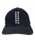 中古・古着 CHROME HEARTS (クロムハーツ) Vertical Logo Hat CHロゴ ベースボールキャップ ブラック：60000円