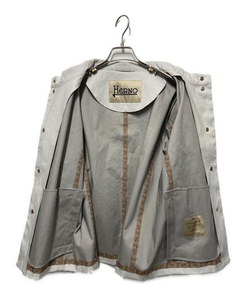 HERNO（ヘルノ）HERNO (ヘルノ) Eufrate スタンドカラー ジャケット アイボリー サイズ:42の古着・服飾アイテム