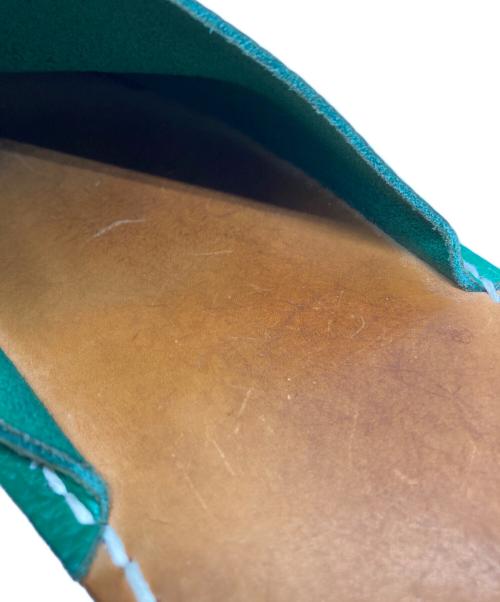 HENDER SCHEME（エンダースキーマ）HENDER SCHEME (エンダースキーマ) レザーミュール グリーン サイズ:freeの古着・服飾アイテム