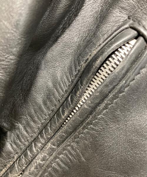 Schott（ショット）Schott (ショット) 618レザーライダースジャケット ブラック サイズ:38の古着・服飾アイテム