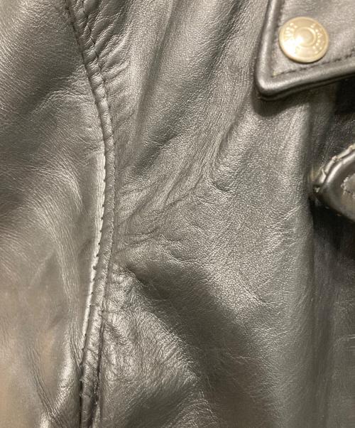 Schott（ショット）Schott (ショット) 618レザーライダースジャケット ブラック サイズ:38の古着・服飾アイテム