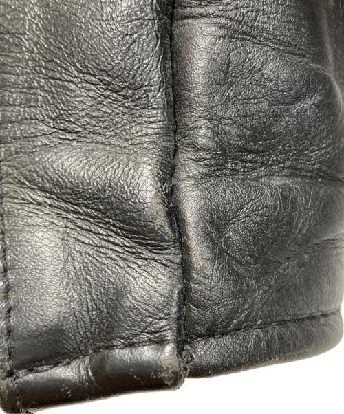 Schott（ショット）Schott (ショット) 618レザーライダースジャケット ブラック サイズ:38の古着・服飾アイテム