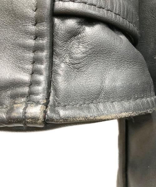Schott（ショット）Schott (ショット) 618レザーライダースジャケット ブラック サイズ:38の古着・服飾アイテム
