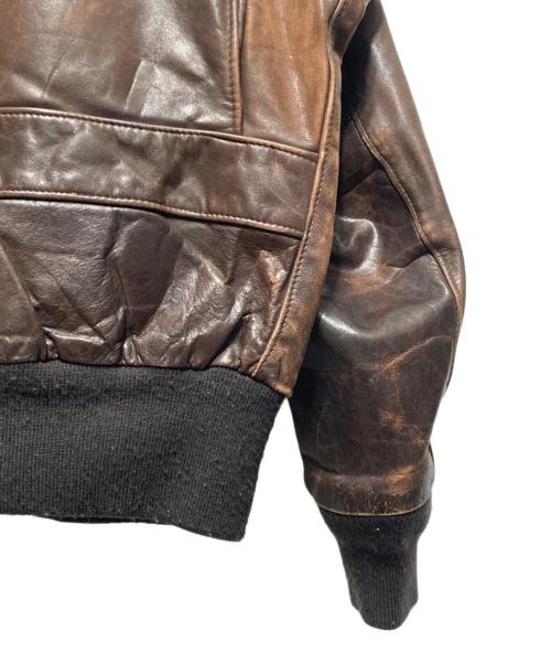 Schott（ショット）Schott (ショット) 618レザーライダースジャケット ブラウン サイズ:42の古着・服飾アイテム