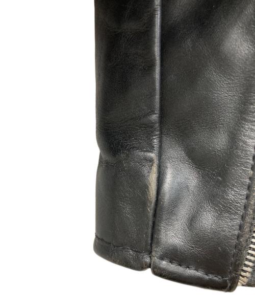 Schott（ショット）Schott (ショット) 618レザーライダースジャケット ブラック サイズ:38の古着・服飾アイテム