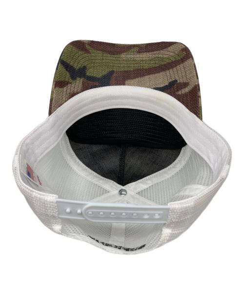 SUPREME（シュプリーム）SUPREME (シュプリーム) Raffia Mesh Back 5-Panel Camo/メッシュ5パネルキャップ カーキ×ホワイトの古着・服飾アイテム