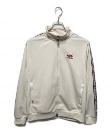 UMBRO（アンブロ）の古着「HBL OG STAND-NECK TRACKJACKET」｜ホワイト×ボルドー