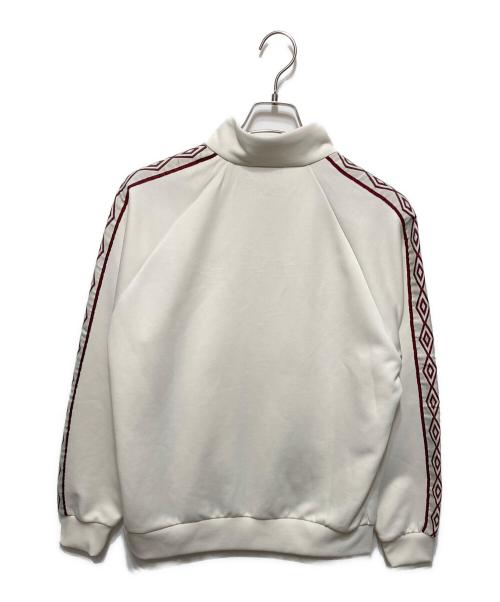 UMBRO（アンブロ）UMBRO (アンブロ) HBL OG STAND-NECK TRACKJACKET ホワイト×ボルドー サイズ:Mの古着・服飾アイテム