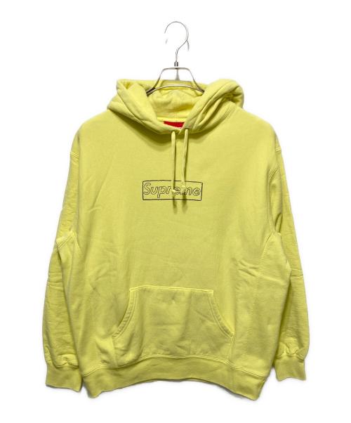 SUPREME（シュプリーム）SUPREME (シュプリーム) KAWS CHALK LOGO HOODED SWEATSHIRT イエロー サイズ:Sの古着・服飾アイテム