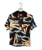 SUPREMEシュプリーム）の古着「HEELS RAYON SHIRT」｜ブラック