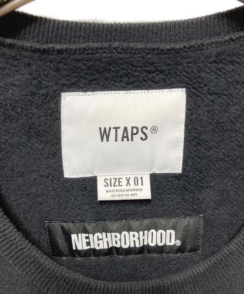 WTAPS（ダブルタップス）WTAPS (ダブルタップス) NEIGHBORHOOD (ネイバーフッド) コラボスウェット ブラック サイズ:01の古着・服飾アイテム