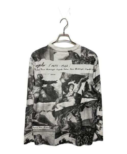 SUPREME（シュプリーム）SUPREME (シュプリーム) MICHELANGELO L/S ブラック×ホワイト サイズ:Mの古着・服飾アイテム
